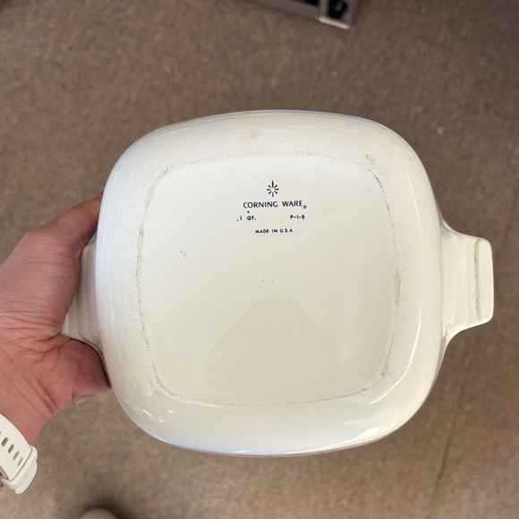 Corningware Classic White Square Dish vintage - Picture 2 of 2